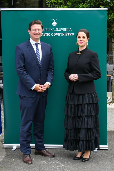 dr. Damjan Kukovec, sodnik Splošnega sodišča EU, generalna državna odvetnica dr. Ana Kerševan