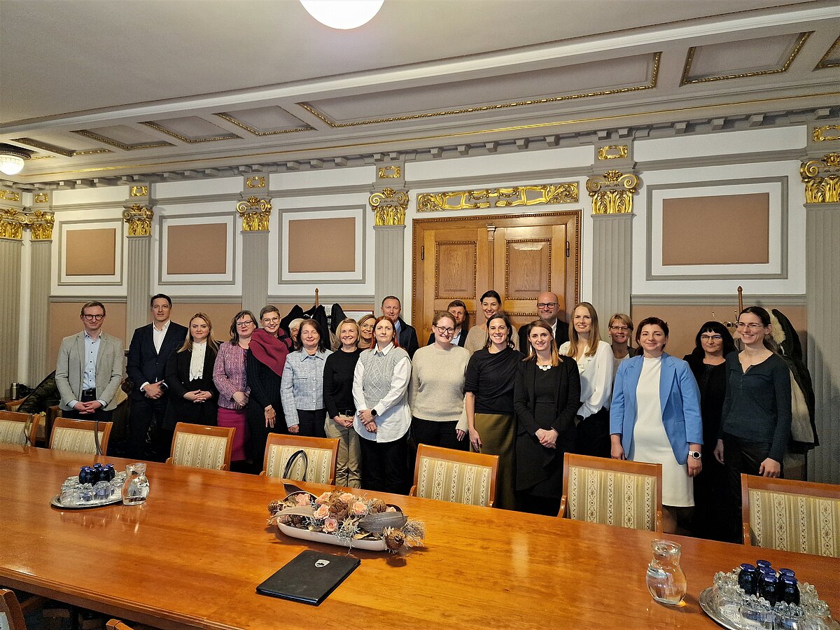 Primož Kučič, Tanja Stevanovič Perme, Gordana Janjilović, Katarina Učakar, generalna državna odvetnica dr. Ana Kerševan, ministrica za pravosodje dr. Dominika Švarc Pipan