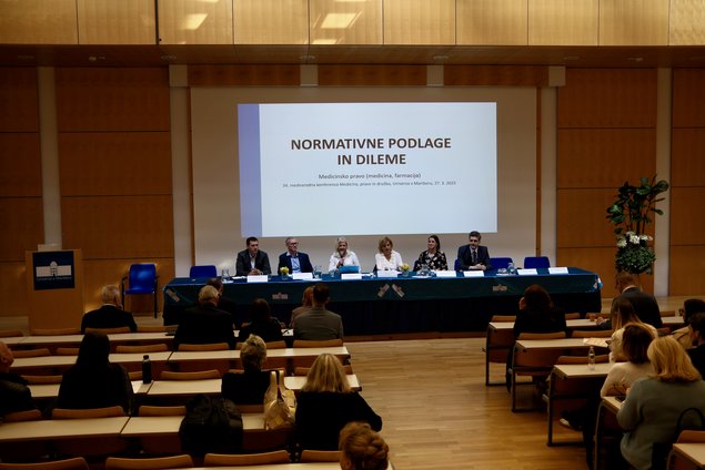 Predavalnica, pogled od zgoraj proti govorcem