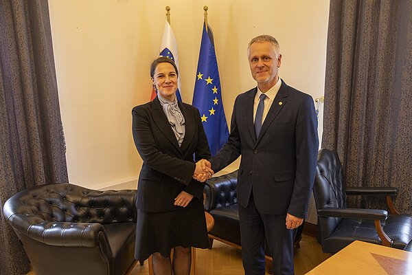 Rokovanje generalne državne odvetnice in predsednika Vrhovnega sodišča Republike Slovenije