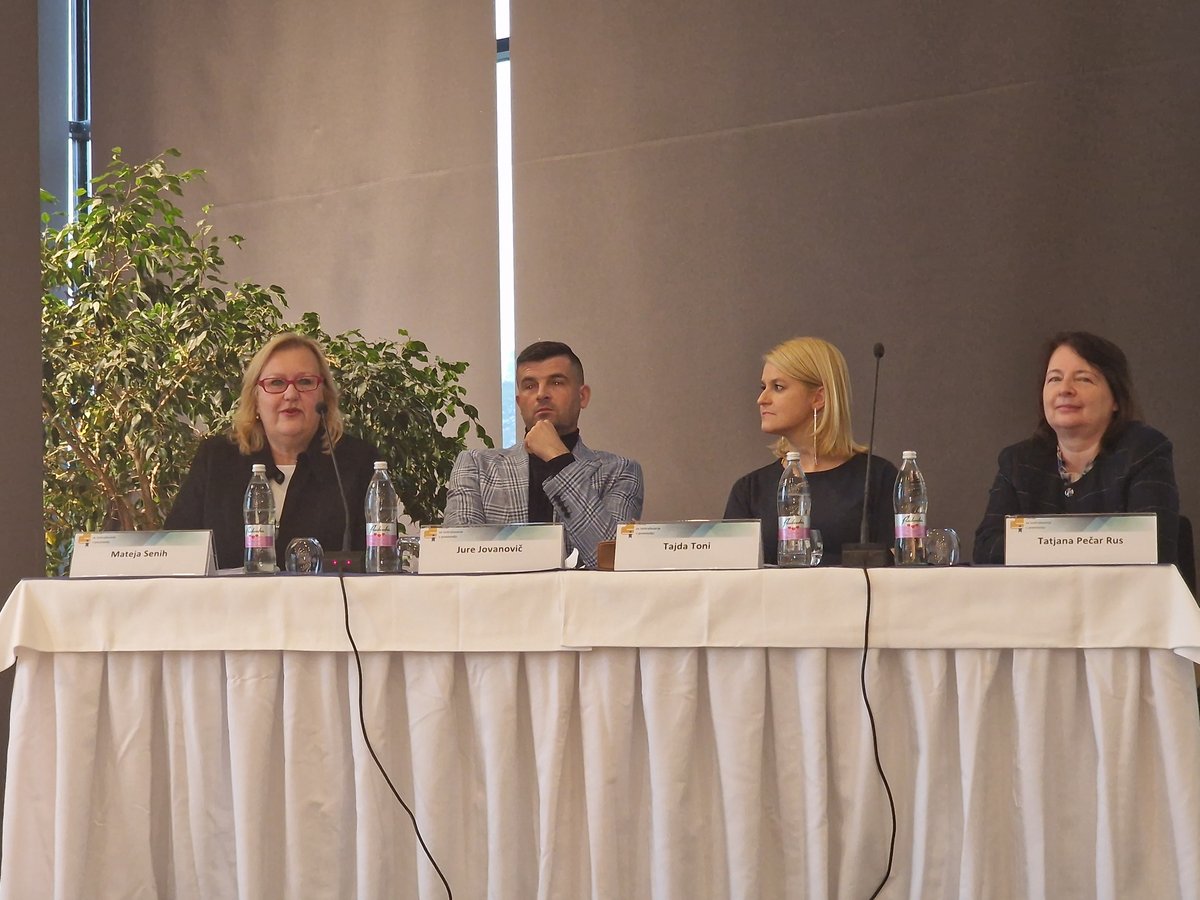 Slika predavateljev prvega sklopa predavanja na drugi dan Šole državnega odvetništva 2025