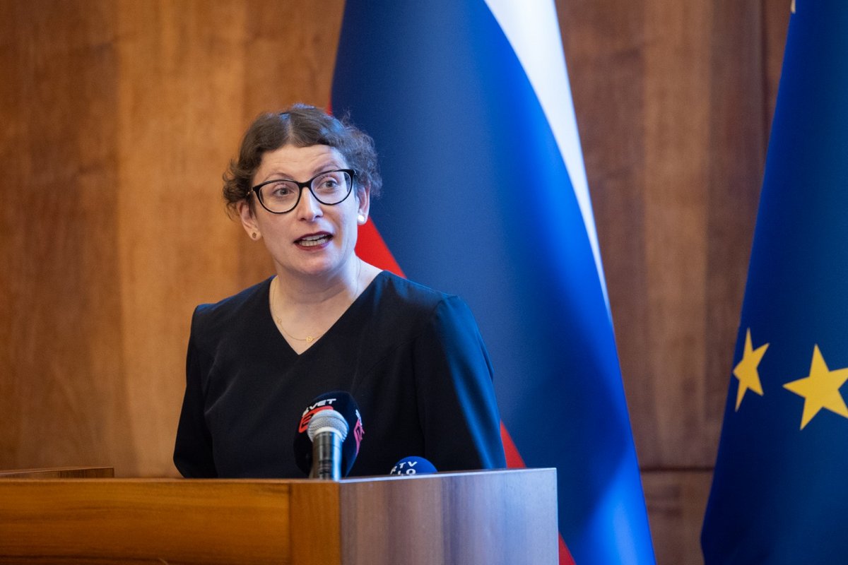 Sodnica Mednarodnega kazenskega sodišča Beti Hohler / Foto: Bor Slana/STA/Ustavno sodišče