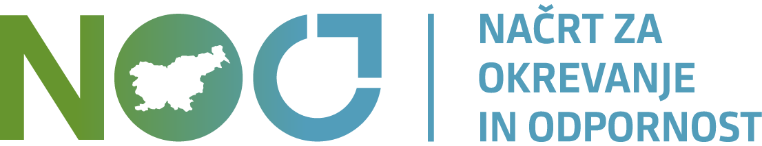 logotip načrta za okrevanje in odpornost